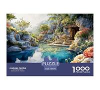 A Stunning Tropical Garden 1000 Stück Premium-Karton Puzzle Tropical Garden Stressabbau Familienspiel Puzzles Für Erwachsene Und Kinder 70x50cm/1000pcs
