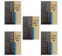 A-SUB Papel de Sublimación A3, 297x420mm, 500 Hojas, 125 g/m², Compatible con Impresoras de Sublimación EPSON, SAWGRASS, RICOH, BROTHER