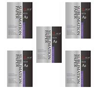A-SUB Papel de Sublimación A3, 297x420mm, 500 Hojas, Compatible con Impresoras de Sublimación EPSON, SAWGRASS, RICOH, Brother