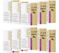 A-SUB Papel de Sublimación A4, 210x297 mm, 1000 Hojas, 120 g/m², Compatible con Impresoras de Sublimación EPSON, SAWGRASS, RICOH, BROTHER