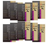 A-SUB Papel de Sublimación A4, 210x297 mm, 1000 Hojas, 125 g/m², Compatible con Impresoras de Sublimación EPSON, SAWGRASS, RICOH, BROTHER