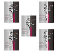A-SUB Papel de Sublimación A4, 210x297mm, 500 Hojas, Compatible con Impresoras de Sublimación EPSON, SAWGRASS, RICOH, Brother