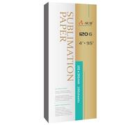 A-SUB Papel de sublimación para taza de 120 g/m², 102 x 241 mm, 100 hojas, compatible con impresoras de sublimación Epson, Sawgrass, Ricoh, Brother