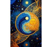 A Sun and Moon Cosmic Journal: A Lined Notebook for the Divine Union of Yin and Yang