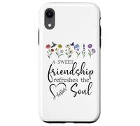 A Sweet Friendship Refreshes Soul Sisters Bestie Best Friend Carcasa para iPhone XR