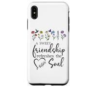 A Sweet Friendship Refreshes Soul Sisters Bestie Best Friend Carcasa para iPhone XS MAX