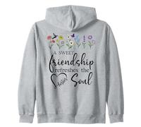 A Sweet Friendship Refreshes Soul Sisters Bestie Best Friend Sudadera con Capucha