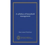 A syllabus of household management
