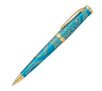 A. T. Cross Bolígrafo Sauvage Aquamarin/oro