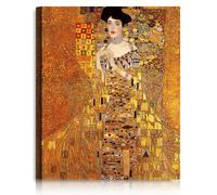 A&T Obra de arte The Lady in Gold de Gustav Klimt. The World Classic Art Reproductions Giclee Canvas Impresiones Arte de pared para decoracin del ho