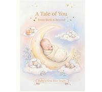 A Tale of You: Baby’s Keepsake Milestone Journal: A Comprehensive 5-Year Record - A Beautifully Designed Gender Neutral Scrapbook to Preserve Every ... Five: cute animal theme baby keepsake album