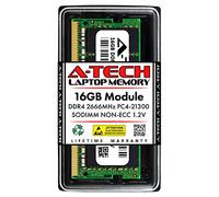 A-Tech 16 GB de RAM de repuesto para Crucial CT16G4SFRA266 | DDR4 2666MHz PC4-21300 1.2V SODIMM 260-Pin módulo de memoria