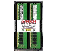 A-Tech Kit de 32 GB (2 x 16 GB) RAM para Dell Inspiron 3880, 3881 Desktop | DDR4 2933MHz PC4-23400 DIMM 1.2V 288-Pin no ECC UDIMM actualización de memoria