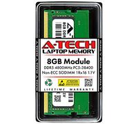 A-Tech Módulo de memoria RAM de 8 GB para Crucial CT8G48C40S5 | DDR5 4800 MHz PC5-38400 1,1 V SODIMM 262 pines no ECC