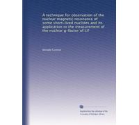 A technique for observation of the nuclear magnetic resonance of some short-lived nuclides and its application to the measurement of the nuclear g-factor of Li?