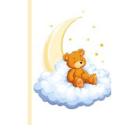 A teddy bear on the moon: Work Notebook, Funny Office Gift for Women, Coworker, Boss, Secret Santa Gag Gift (Blank Lined Journal)