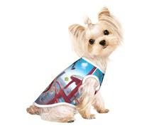 A Thrill Seeker Pet - Camiseta transpirable sin mangas M para perros pequeños y gatos, suave, ligera y elegante