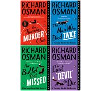A Thursday Murder Club Mystery 4 Books Set By Richard Osman - The Thursday Murder Club, The Man Who Died Twice, The Bullet That Missed, The Last Devil to Die