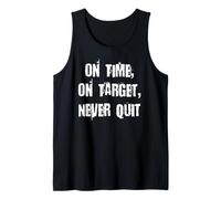A tiempo, en el objetivo, nunca te rindas Camiseta sin Mangas