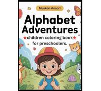 A to Z Alphabet Coloring and Tracing Book for Kids Ages 3-6: Easy Coloring, Letter Tracing & Early Learning for Preschoolers