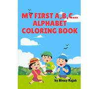 A TO Z Big Letter Alphabet Coloring Book for UKG, LKG, Class -1 and all Baby kids