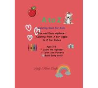 A to Z Coloring Book for Kids: Fun Coloring Pages from A for Apple to Z for Zebra | Ages 2-8, Learning