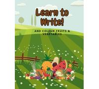 A to Z: Trace & Taste - Fruits and Veggies Alphabet Fun