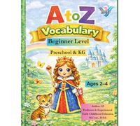 A to Z Vocabulary Beginner Level: Teacher-Made Book for Preschool and Kindergarten Students (IFFAY Learning Books Series)