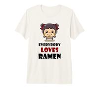A Todo el Mundo le Encanta el Ramen, Divertidos Fideos japoneses, Comida para niñas Camiseta Premium