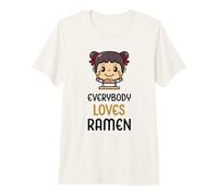 A Todo el Mundo le Encanta el Ramen, Divertidos Fideos japoneses, Comida para niñas Camiseta Premium