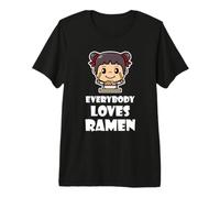 A Todo el Mundo le Encanta el Ramen, Divertidos Fideos japoneses, Comida para niñas Camiseta Premium