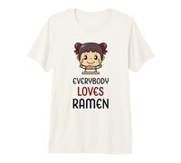 A Todo el Mundo le Encanta el Ramen, Divertidos Fideos japoneses, Comida para niñas Camiseta Premium