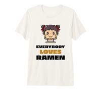 A Todo el Mundo le Encanta el Ramen, Divertidos Fideos japoneses, Comida para niñas Camiseta Premium