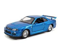 A Todo Gas Vehículo 1/32 2002 Nissan Skyline GTR R34 *azul*