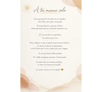 À toi, maman solo - Carnet de mots et de respiration Carnet ligné | Cadeau de soutien et d’encouragement pour maman solo 100 pages lignées: Un carnet pour écrire, souffler et se rappeler sa force