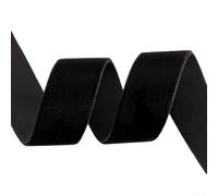 A Touch of Class - Cintas suaves aterciopeladas de 10 yardas para decoraciones únicas de bodas y eventos (negro, 1.6)