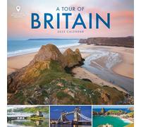 A Tour of Britain Wiro Wall Calendar 2025