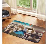 a Travel Dreams - Alfombrilla de piel absorbente antideslizante para mascotas, 40 x 60 cm, de secado rápido, impermeable, lavable