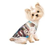 a Travel Dreams Pet - Camiseta transpirable sin mangas M para perros y gatos pequeños, suave, cómoda y elegante