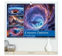 À travers l'univers-L'incroyable voyage (Calendrier mural 2026 DIN A2 vertical) calendrier de bureau: Un voyage incroyable intersidéral