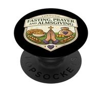 A través de la oración en ayunas y la limosna Cristiana ortodoxa PopSockets PopGrip Adhesivo