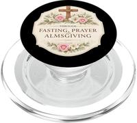 A través de la oración en ayunas y la limosna Cristiana ortodoxa PopSockets PopGrip para MagSafe