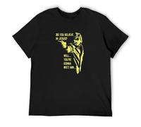 A Tribute To Death Wish T Shirt - Do You Believe In God? Charles Bronson Black XXL