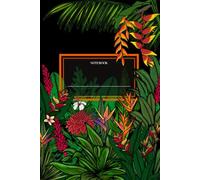 A Tropical Hawaiian Day - Stationery Book: Notebook Journal featuring hand-drawn illustrations of tropical florals inspired by Hawaii. Use as ... with Dot Grid or Lined Spaces for Writing