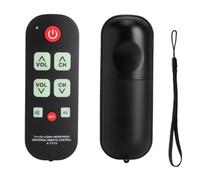 A-TV10 Mando TV Universal Mando a Distancia Universal IR con búsqueda automática Mando Universal TV Teclas Grandes para Mayores TV Box, decodificador, Receptor y DVD