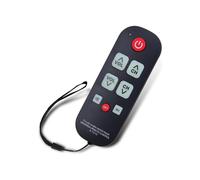A-TV10 TV Remote for Seniors Universal Controller Simple Waterproof Remote Control with LED Light for All TV Models