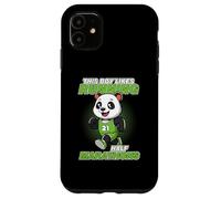 A un chico le gusta correr media maratón Panda Runner Carcasa para iPhone 11