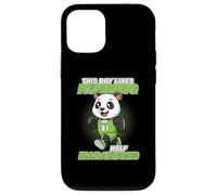 A un chico le gusta correr media maratón Panda Runner Carcasa para iPhone 12/12 Pro