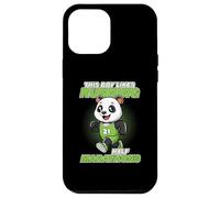 A un chico le gusta correr media maratón Panda Runner Carcasa para iPhone 12 Pro Max