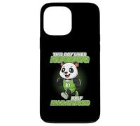 A un chico le gusta correr media maratón Panda Runner Carcasa para iPhone 13 Pro Max